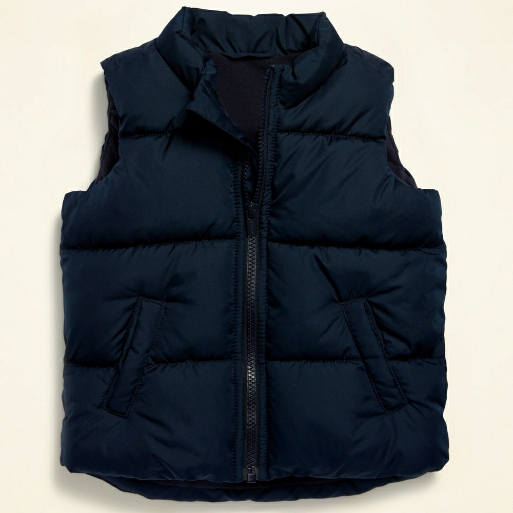 Frost Free Quilted Puffer Vest For Toddler Boys